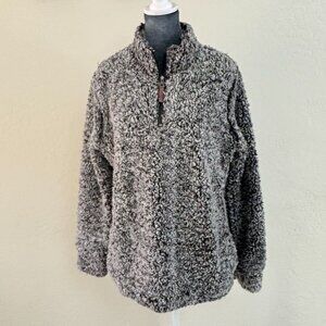 Weatherproof Vintage Women's 1/4 Zip Faux Fur Cozy Fleece - Size L‎